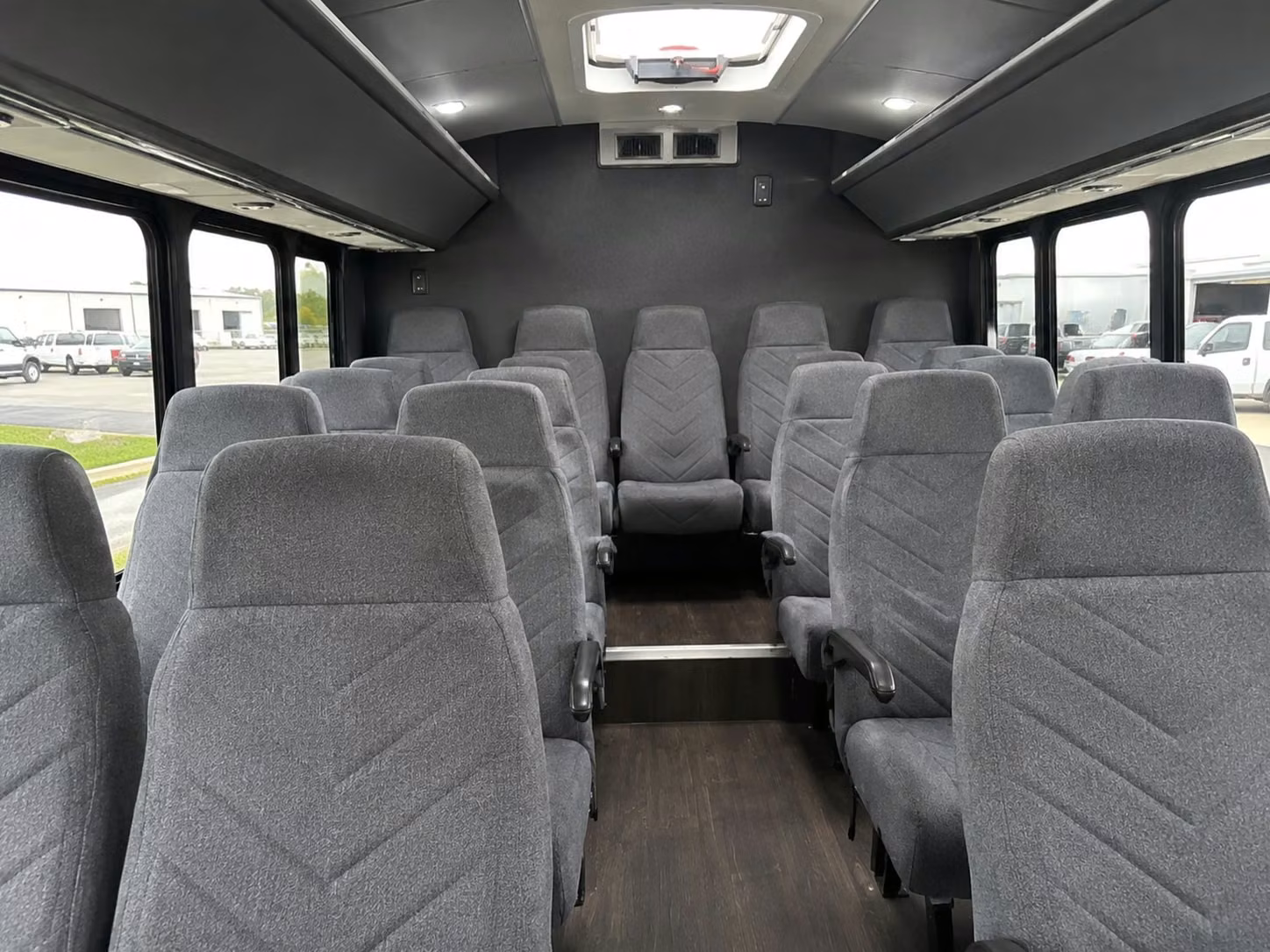 20 passenger minibus inside