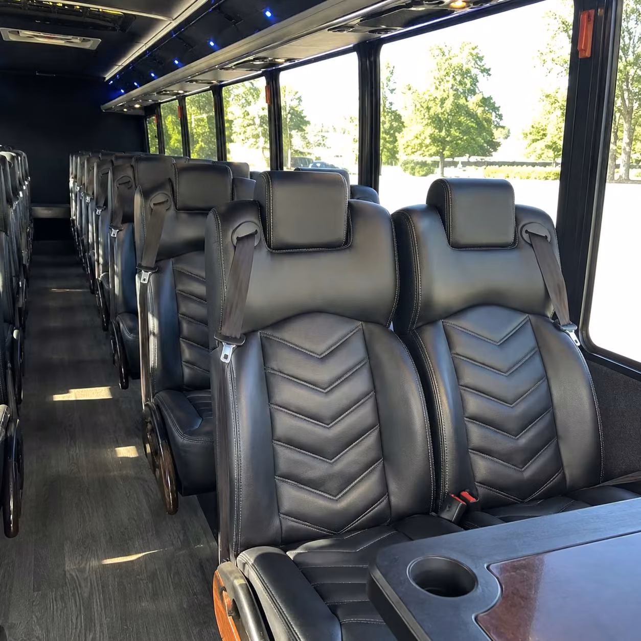 35 passenger minibus interior