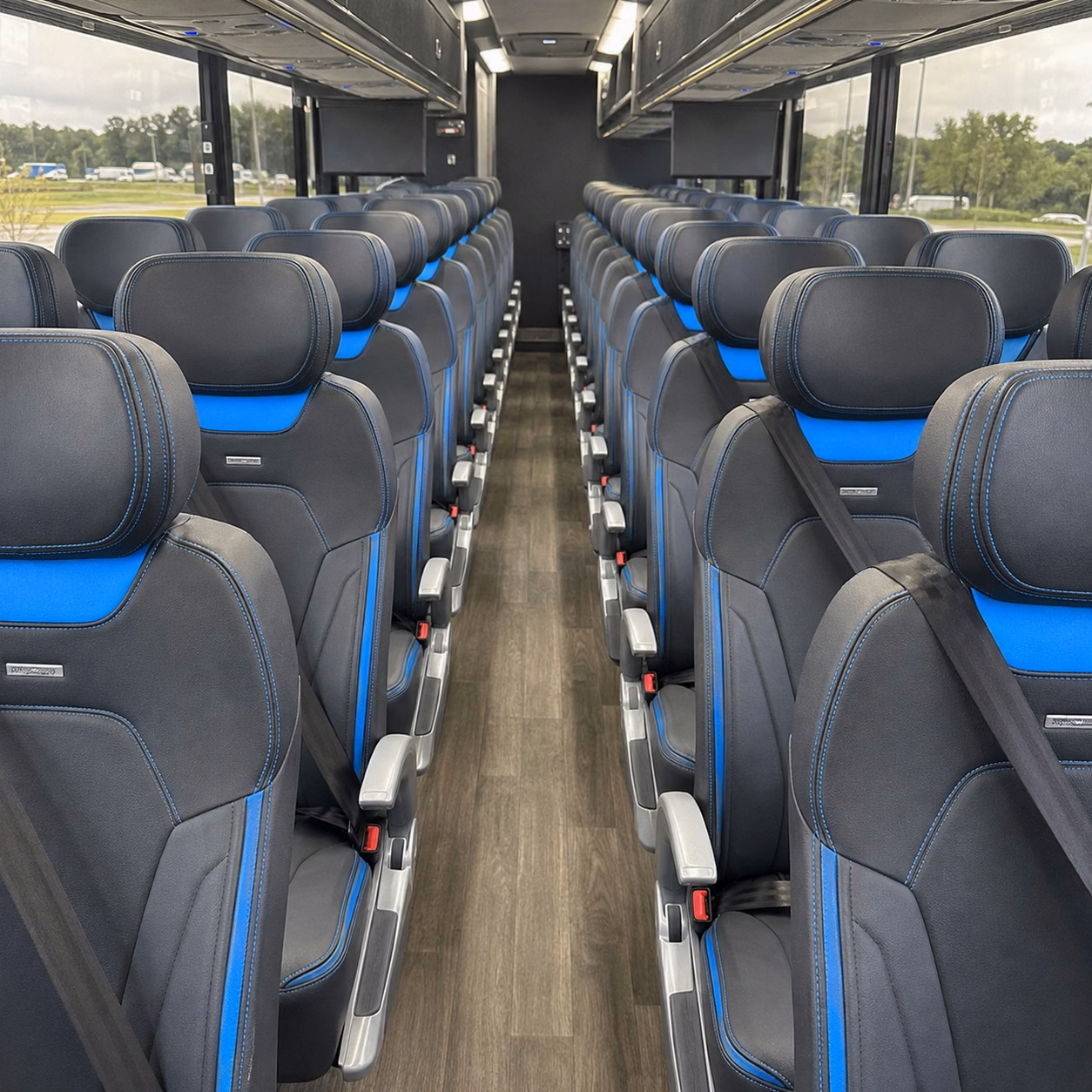 san antonio charter bus interior gallery