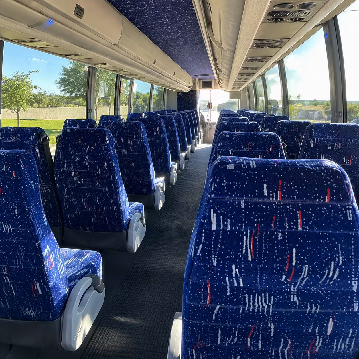 san antonio charter bus rental inside