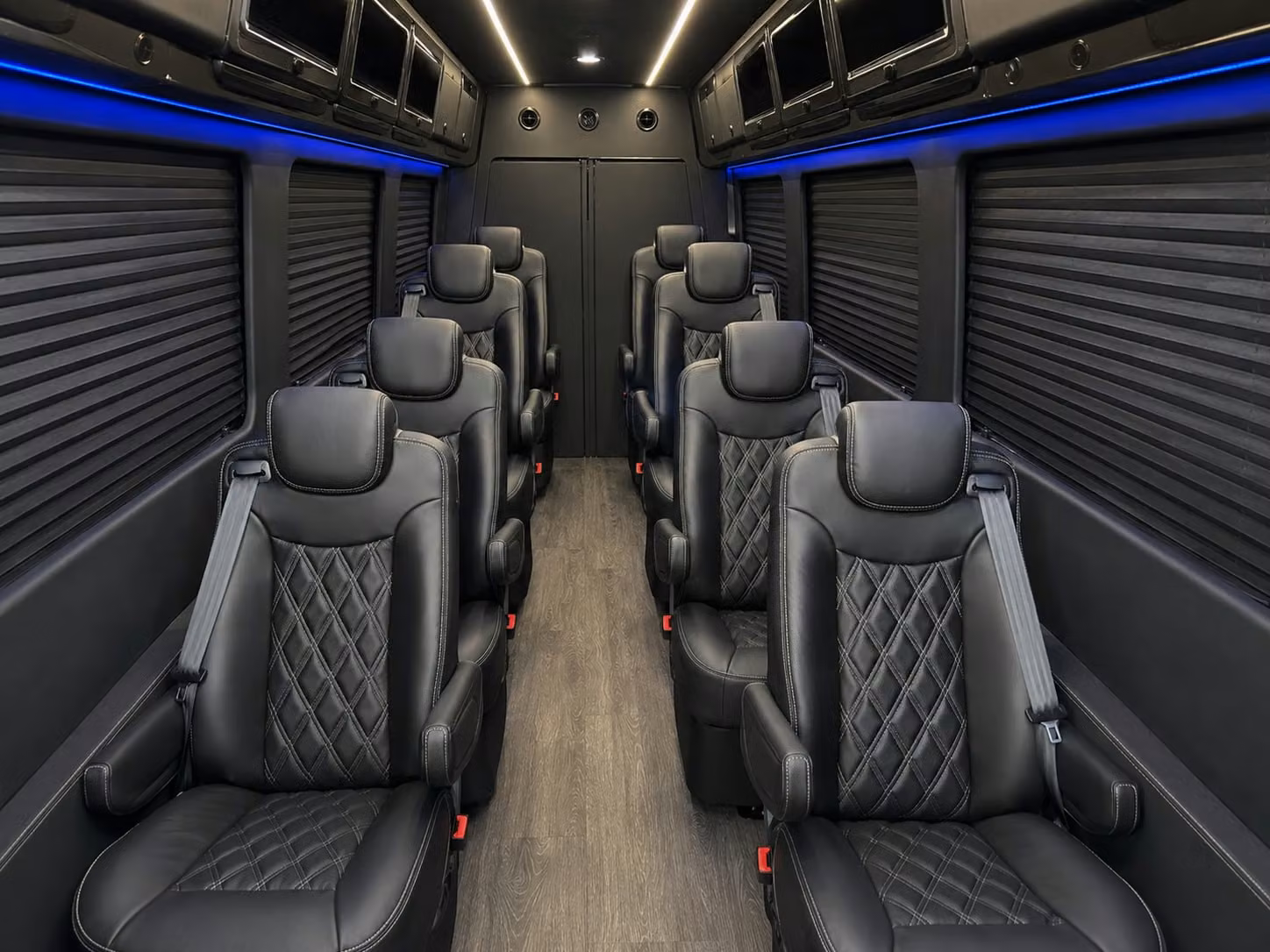 sprinter van with driver interior